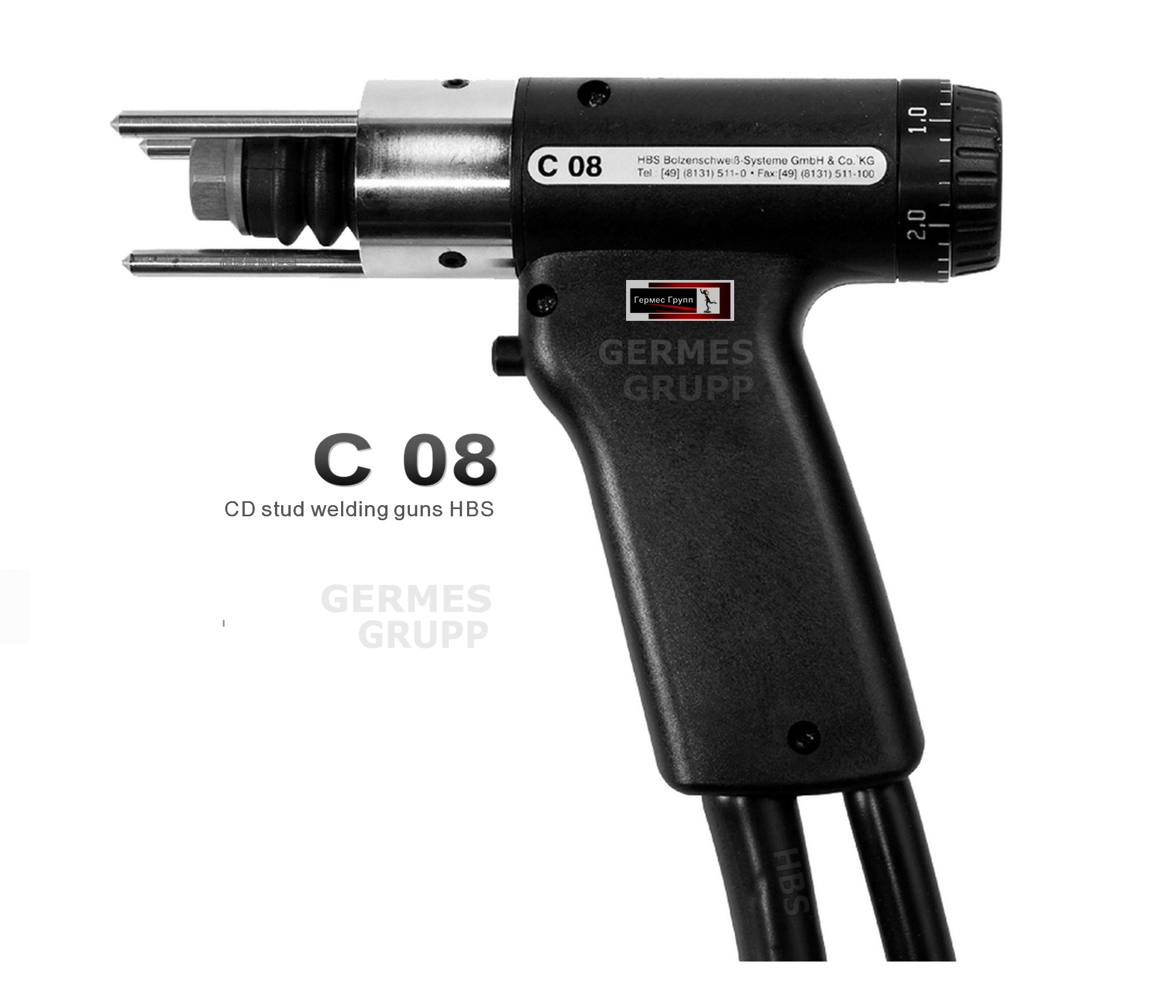 приварочный пистолет c 08 hbs для приварки шпилек